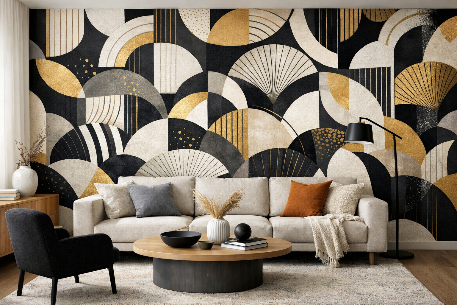 Strokes of Genius Painting Company accent wall installation in Jacksonville FL